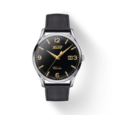 Tissot Heritage Visodate Quarz 40 mm – Edelstahl & Leder, Ref. T118.410.16.057.01